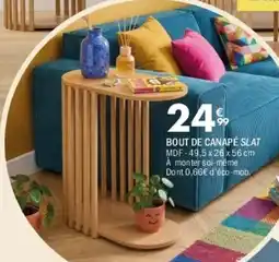 La Foir'Fouille BOUT DE CANAPÉ SLAT offre