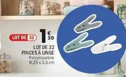 La Foir'Fouille Lot de 32 pinces á linge offre
