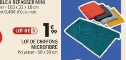 La Foir'Fouille LOT DE CHIFFONS MICROFIBRE offre