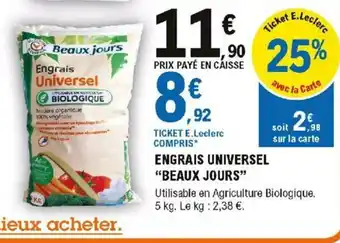 Engrais Universel "Beaux Jours"