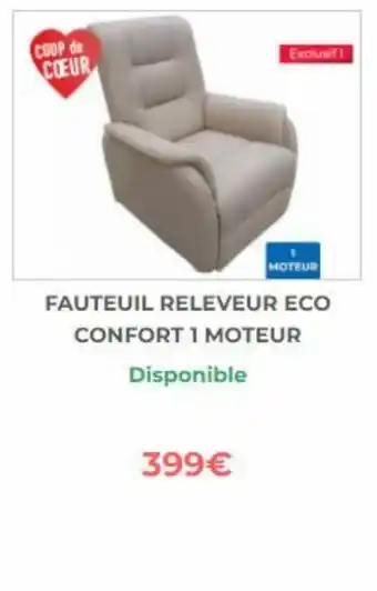 Bastide Fauteuil Releveur Eco Confort 1 Moteur offre