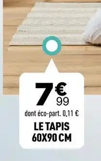 Centrakor Le tapis offre