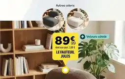 Centrakor Le fauteuil jules offre