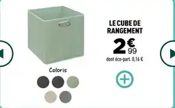 Centrakor Le cube de rangement offre