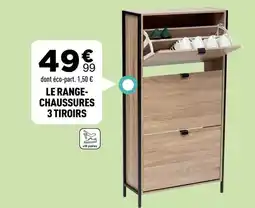 Centrakor Le range- chaussures 3 tiroirs offre