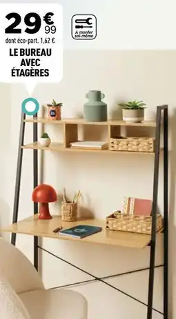 Centrakor Le bureau avec étagères offre