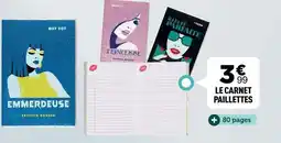 Centrakor Le carnet paillettes offre