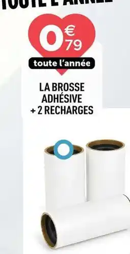 Centrakor La brosse adhésive +2 recharges offre