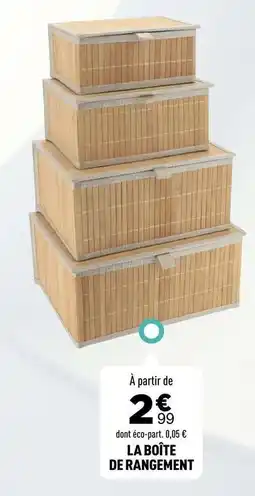 Centrakor La boite de rangement offre