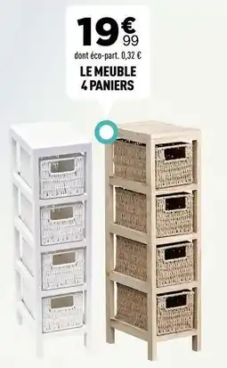 Centrakor Le meuble 4 paniers offre
