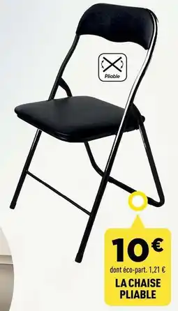 Centrakor La chaise pliable offre