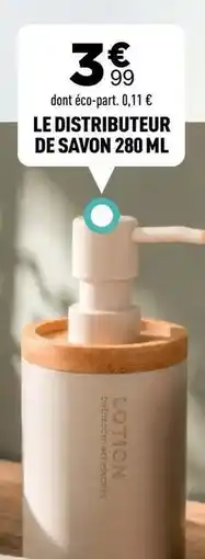 Centrakor Le distributeur de savon offre
