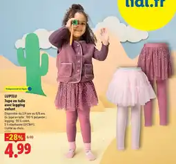 Lidl Lupilu - jupe en tulle avec legging offre