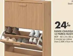 La Foir'Fouille Range-chaussus 12 paires fausti offre