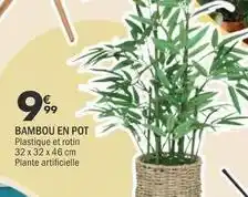 La Foir'Fouille Bambou en pot offre