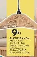La Foir'Fouille Suspension myha offre