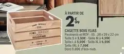 La Foir'Fouille Cagette bois offre
