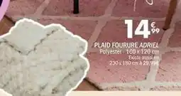 La Foir'Fouille Plaid fourrure adrel offre