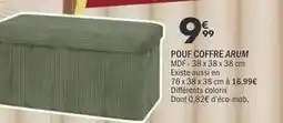 La Foir'Fouille Pouf coffre arum offre