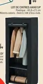 La Foir'Fouille Lot de cintres hang'up offre