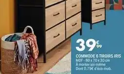 La Foir'Fouille Commode 6 tiroirs offre