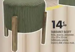 La Foir'Fouille Scott - tabouret offre