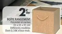 La Foir'Fouille Boîte rangement offre