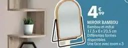 La Foir'Fouille Miroir bambou offre