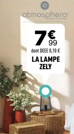 Centrakor Atmosphera la lampe zely offre