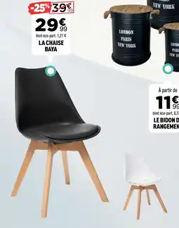 Centrakor La chaise baya offre