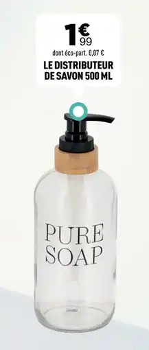 Centrakor Le distributeur de savon offre