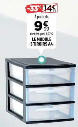 Centrakor LE MODULE 3 TIROIRS A4 offre