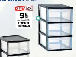 Centrakor LE MODULE 3 TIROIRS A5 offre