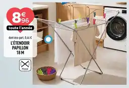 Centrakor L'ÉTENDOIR PAPILLON offre