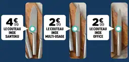 Centrakor LE COUTEAU INOX SANTOKU offre
