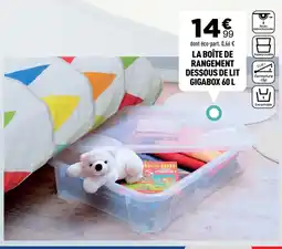 Centrakor GIGABOX LA BOÎTE DE RANGEMENT offre