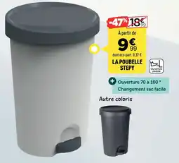 Centrakor LA POUBELLE STEPY offre