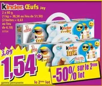 Norma Oeufs Joy Kinder offre
