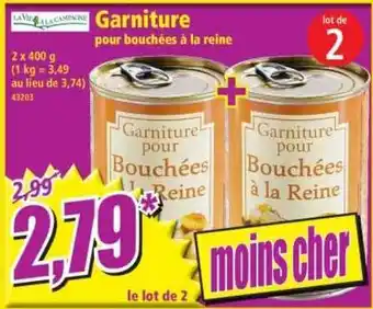 Norma Garniture Pour Bouchées à La Reine La Vie à La Campagne offre