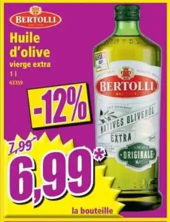 Norma Huile D'olive Bertolli offre
