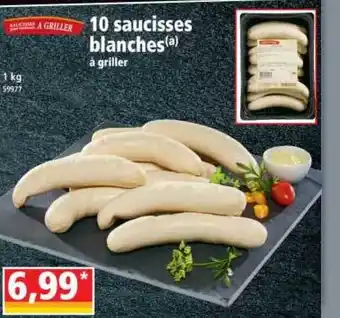 Norma 10 Saucisses Blanches offre