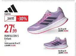 Intersport Adidas runfalcon 5 enfant offre