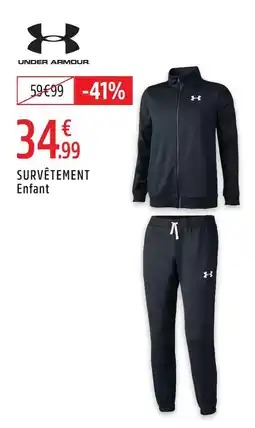 Intersport Under armour survêtement enfant offre