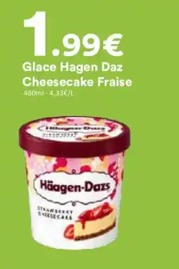 Hmarket Häagen-Dazs Glace Cheesecake Fraise offre