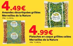 Hmarket Merveilles de la Nature Amandes décortiquées grillées offre