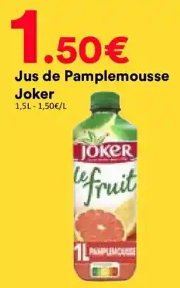 Hmarket Joker Jus de Pamplemousse offre
