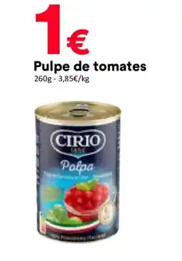 Hmarket CIRIO Pulpe de tomates offre