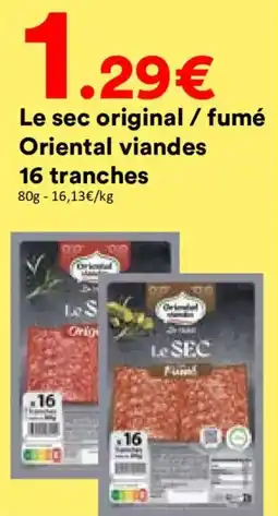 Hmarket Le sec original offre
