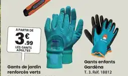 Shopix Gants de jardin renforcés verts offre