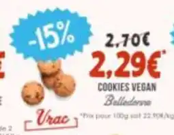 Naturalia Belledonne Cookies Vegan offre
